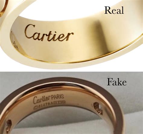 how to tell a fake cartier love ring